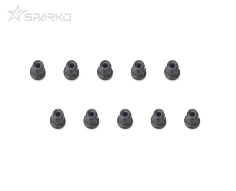 Sparko F8 Flanged Locknut M3 (10pcs)