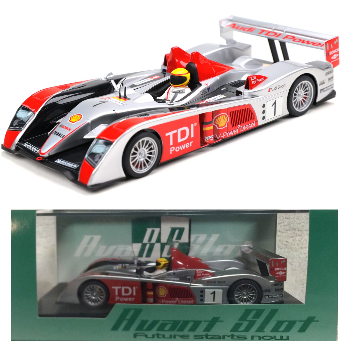 Avant Slot Audi R10 TDI #1 2007 Le Mans Winner LMP 1/32 Slot Car 50110