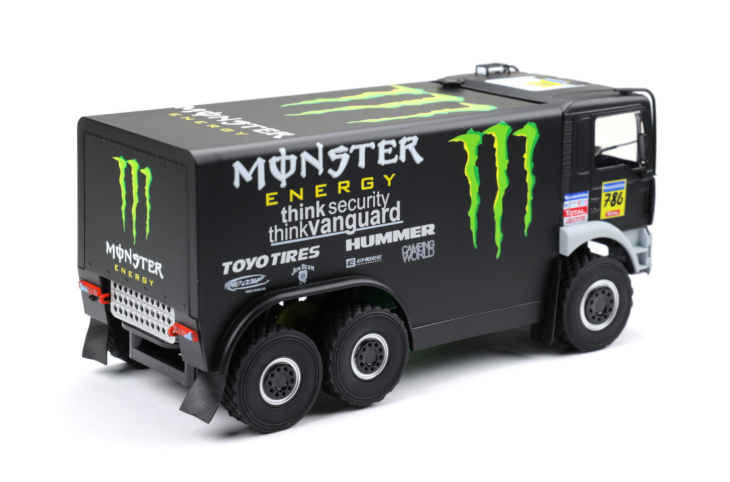 Avant Slot MAN Truck 6x6 Wheel Drive Monster Energy Dakar 1/32 Slot Car 50410