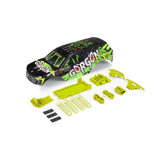 Arrma ARA402349 GORGON Painted Decaled Body Set - Fluorescent Yellow