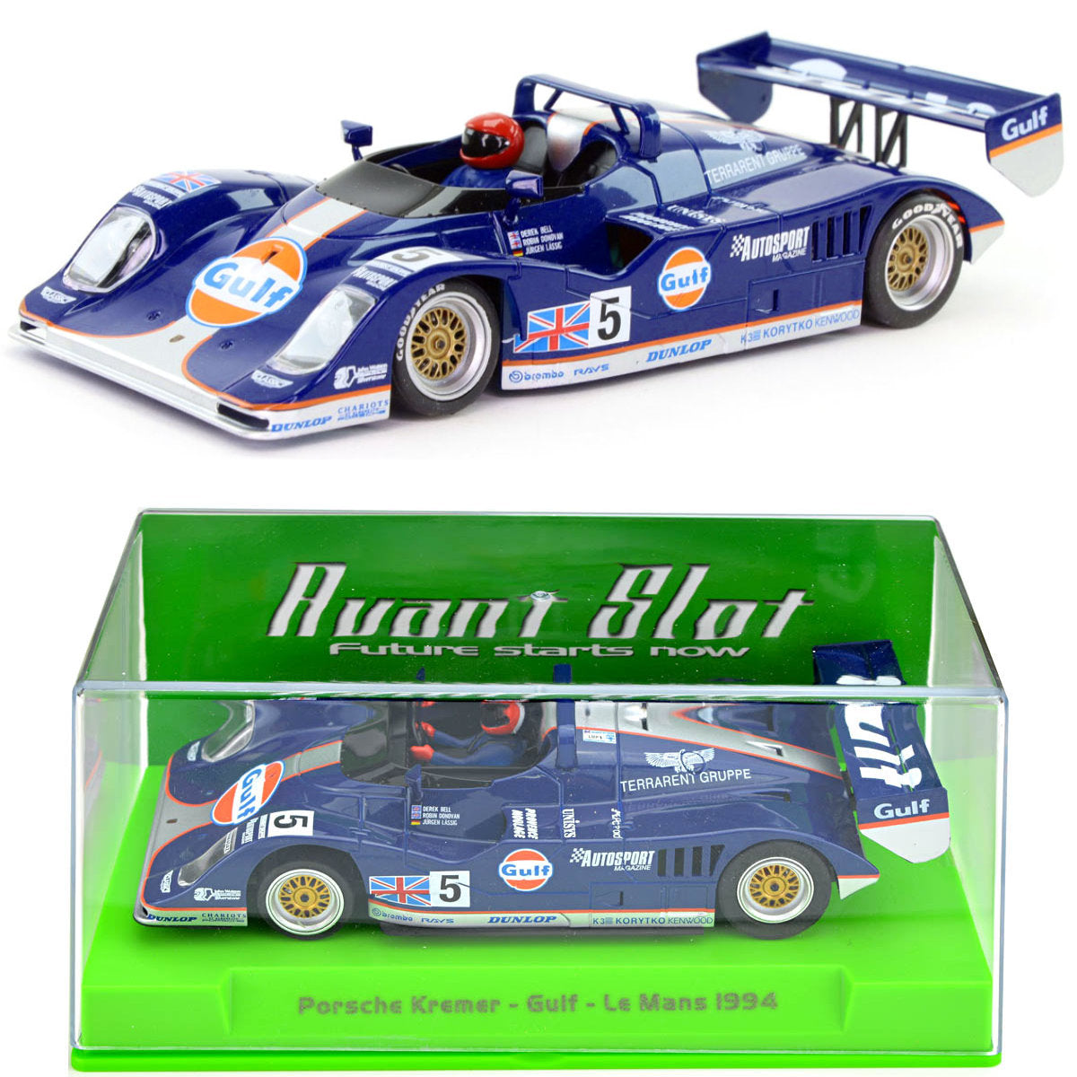 Avant Slot Porsche Kremer K8 Gulf Le Mans 1994 1/32 Slot Car 51304