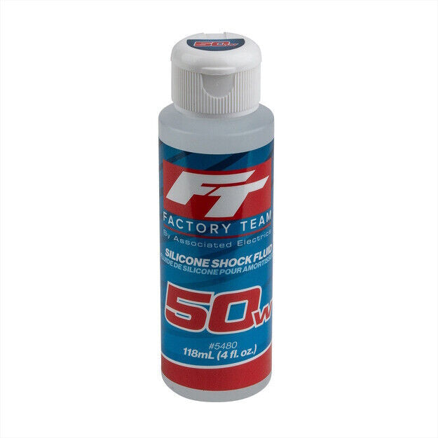 Associated ASC5480 50wt Silicone Shock Oil 4oz Bottle 650 Cst - PowerHobby