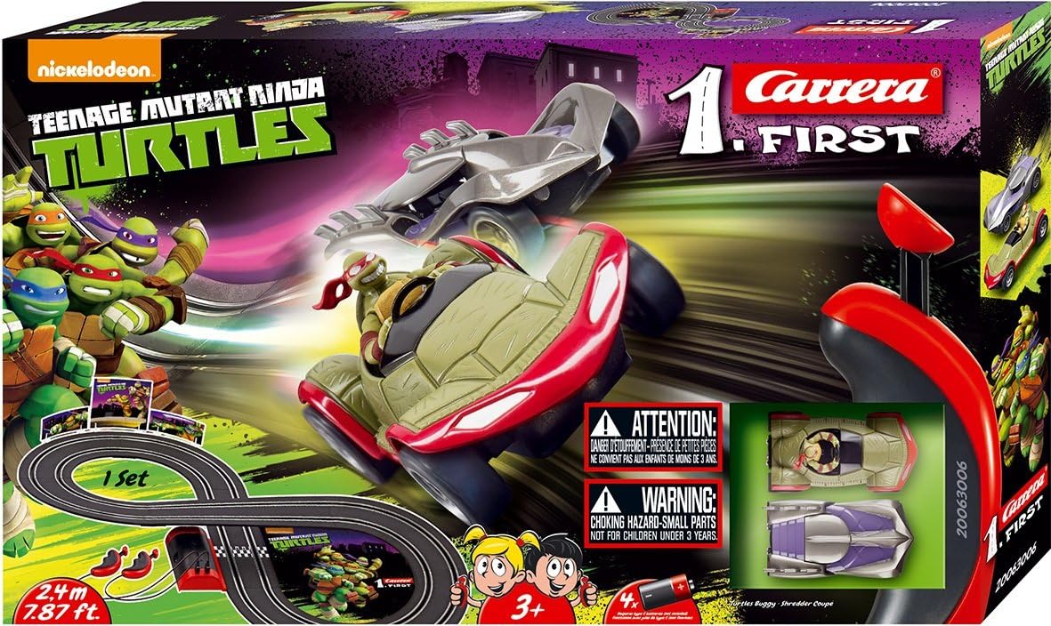 Carrera 1 First Teenage Mutant Ninja Turtles Slot Car Race Set