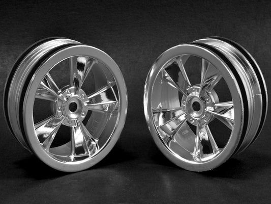 RPM 81553 N2O Chrome Resto-Mod 5 Spoke Sedan Wheels (1 pair)