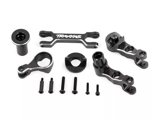 Traxxas 7746-GRAY - Aluminum Steering Bellcranks Gray For X-Maxx