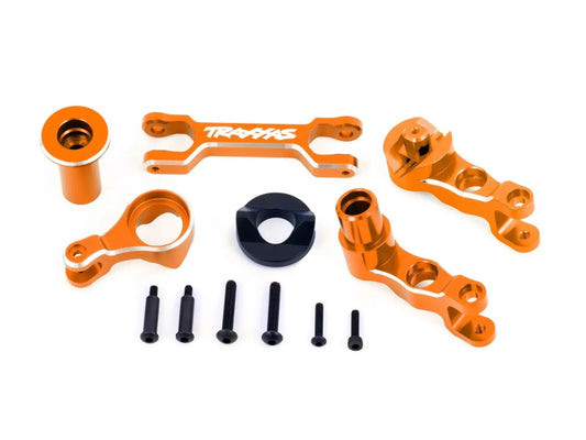 Traxxas 7746-ORNG - Aluminum Steering Bellcranks Orange For X-Maxx