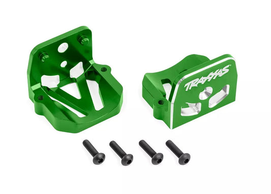 Traxxas 7760-GRN - Motor Mount Aluminum Green Front & Rear For XRT / X-Maxx