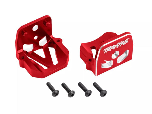 Traxxas 7760-RED - Motor Mount Aluminum RED Front & Rear For XRT / X-Maxx