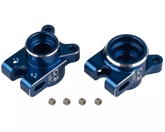 Team Associated ASC92473 RC10B7 Factory Team Aluminum Rear HRC Hub Set Blue