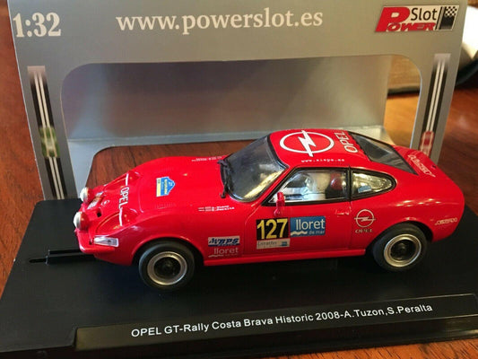 Powerslot Opel GT Costa Brava Historic 2008 Power 1/32 Slot Car 86985