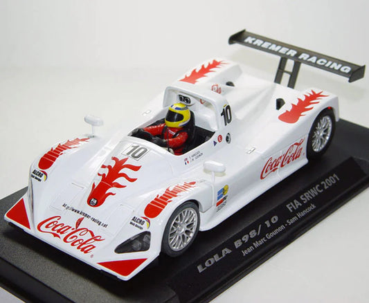 Fly Lola B98/10 FIA SRWC 2001 Coke Slot Car 1/32 Flyslot 88050 Coca Cola