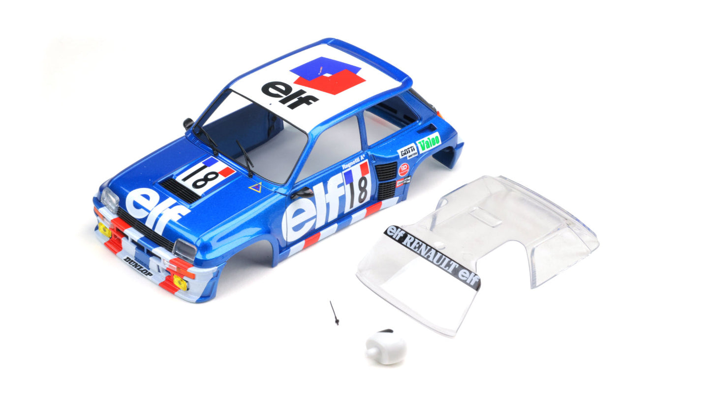 FLY 88293 Renault Turbo 5 MOMO & elf DUO 1/32 Slot Car Kit Extra Body