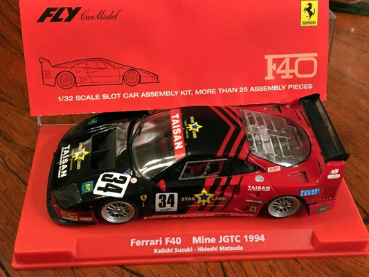 Fly 88326 Ferrari F40 Taisan 1994 Japan Kit 1/32 Slot Car for Slot.it Revoslot