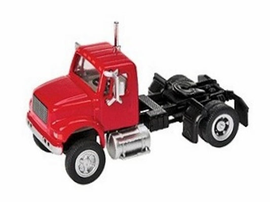 Walthers 949-11191 International (R) 4900 Single-Axle Semi Tractor Only Red HO Scale