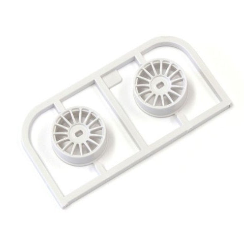 Kyosho MDH100WW0 Multi Wheel W/Offset 0 (White/AWD/2pcs.) - PowerHobby