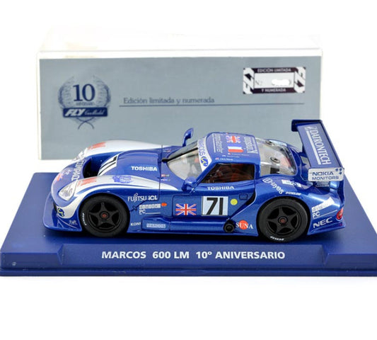 Fly Marcos LM 600 10th Anniversary Special Slot Car 1/32 Flyslot 96082