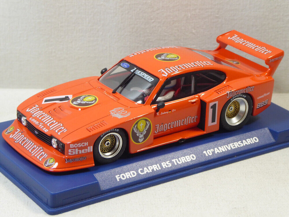 Fly 96085 Ford Capri RS Turbo JAGERMEISTER 10th Anniversary 1/32 Slot Car