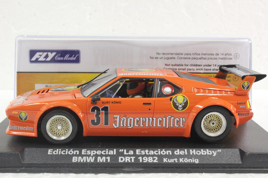 Fly 96102 BMW M1 DRT 1982 DRT 1982 Jagermeister Special Edition 1/32 Slot Car