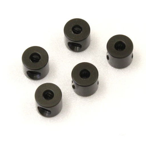 Kyosho 97049GM Linkage Stopper (2mm/Gunmetal/5pcs)