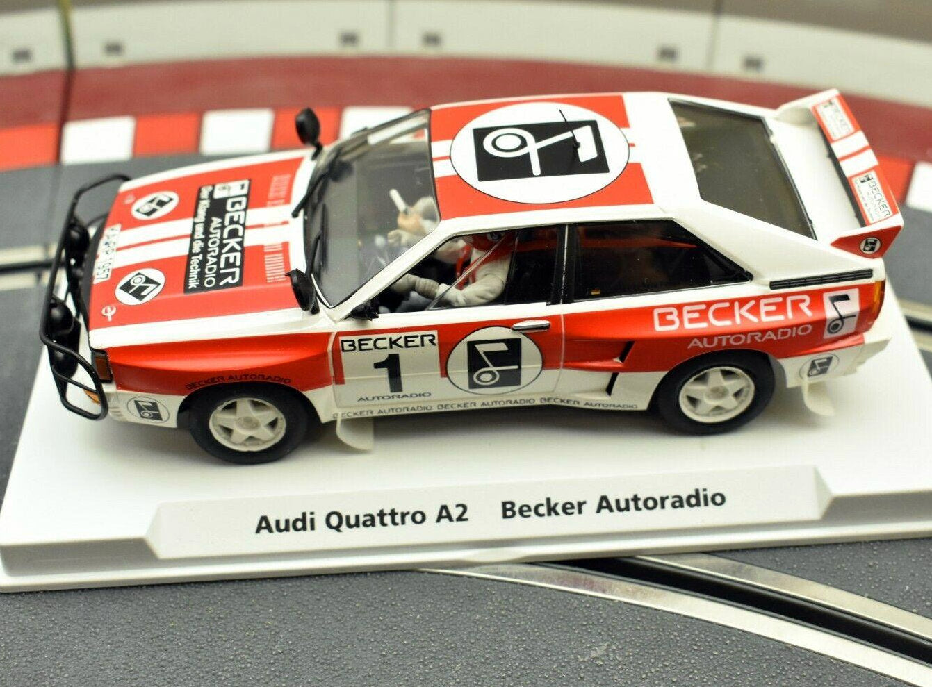 Fly Audi Quattro A2 Becker Autorradio Limited Edition 1/32 Slot Car 99044 Flyslot