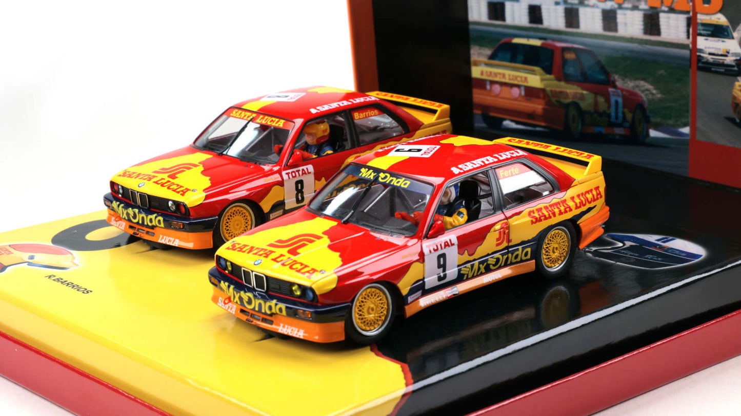 FLY BMW M3 E30 Barrios/Ferte '93 Santa Lucia Twin Pack 1/32 Slot Car 99045