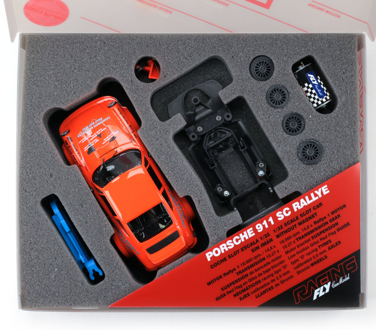 FLY 99075 Porsche 911 SC Rally Racing Kit 1/32 Slot Car