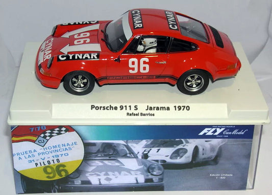 Fly 99106 Porsche 911S Jarama 1970 Rafael Barrios Limited 1/32 Slot Car