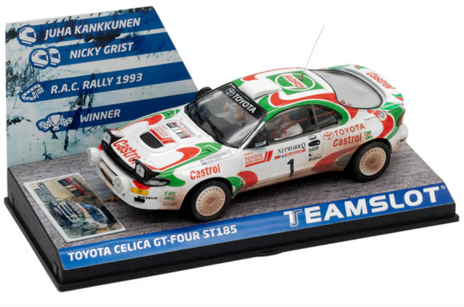 Teamslot Toyota Celica GT4 ST185 RAC Rally 1993 Winner Team 1/32 Slot Car A11704