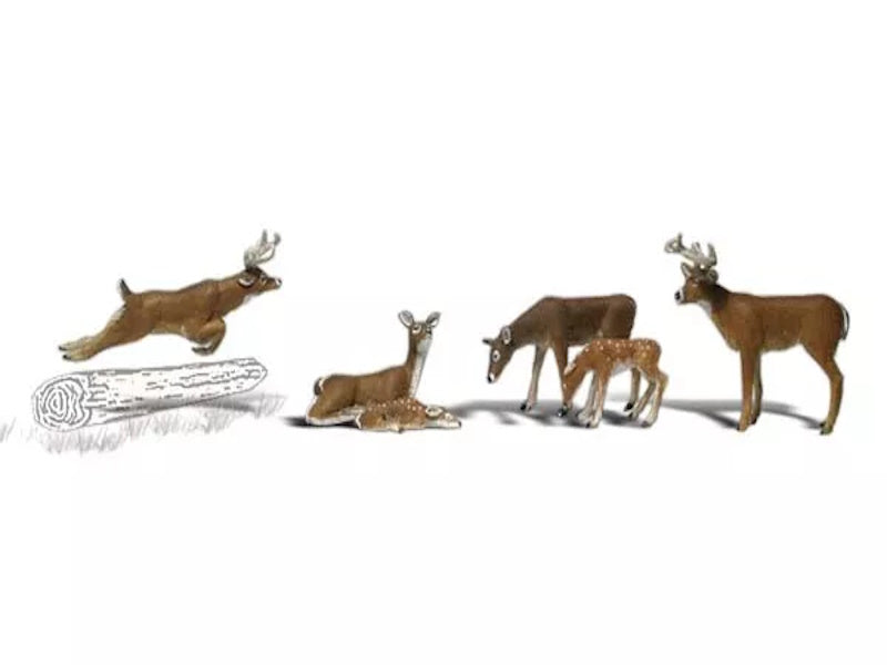 Woodland Scenics A1884 HO Train Figures Deer