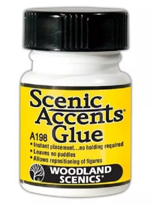 Woodland Scenics A198 N/HO Accent Glue 1.25 oz Train Scenery