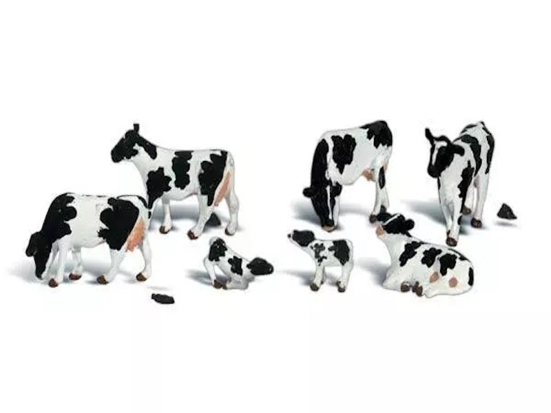 Woodland Scenics A2724 O Train Figures Holstein Cows