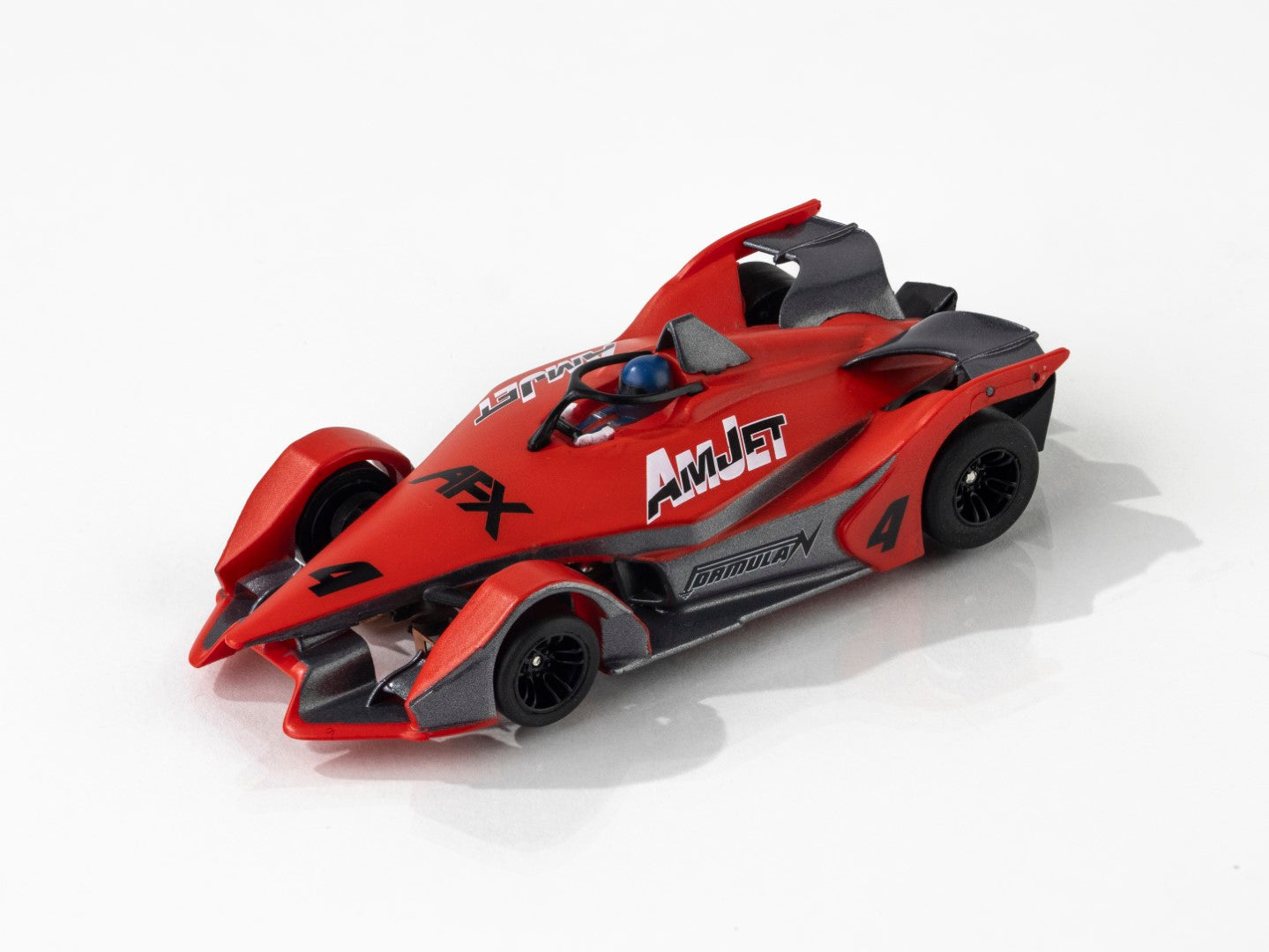 AFX 22066 Formula N Red/Grey Mega G+ HO Slot Car Racemasters AFX22066