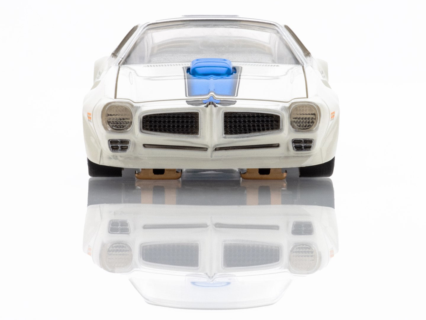 AFX 1970 Pontiac Firebird Trans Am White HO Slot Car 22096 Mega G+ AFX22096