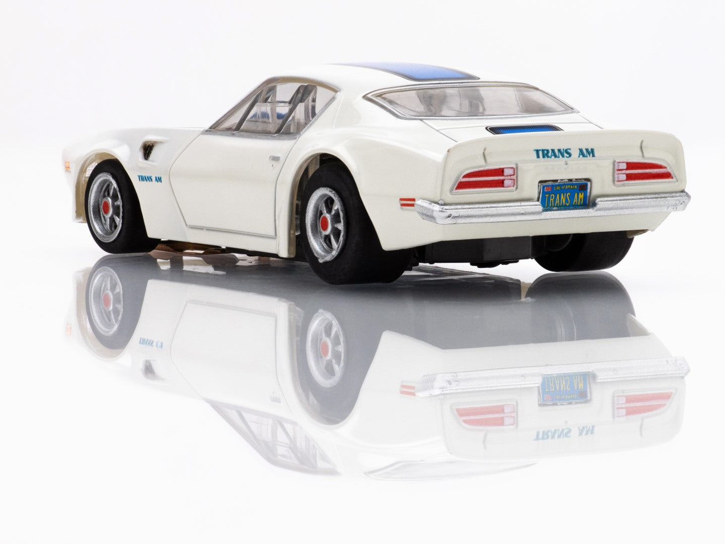 AFX 1970 Pontiac Firebird Trans Am White HO Slot Car 22096 Mega G+ AFX22096