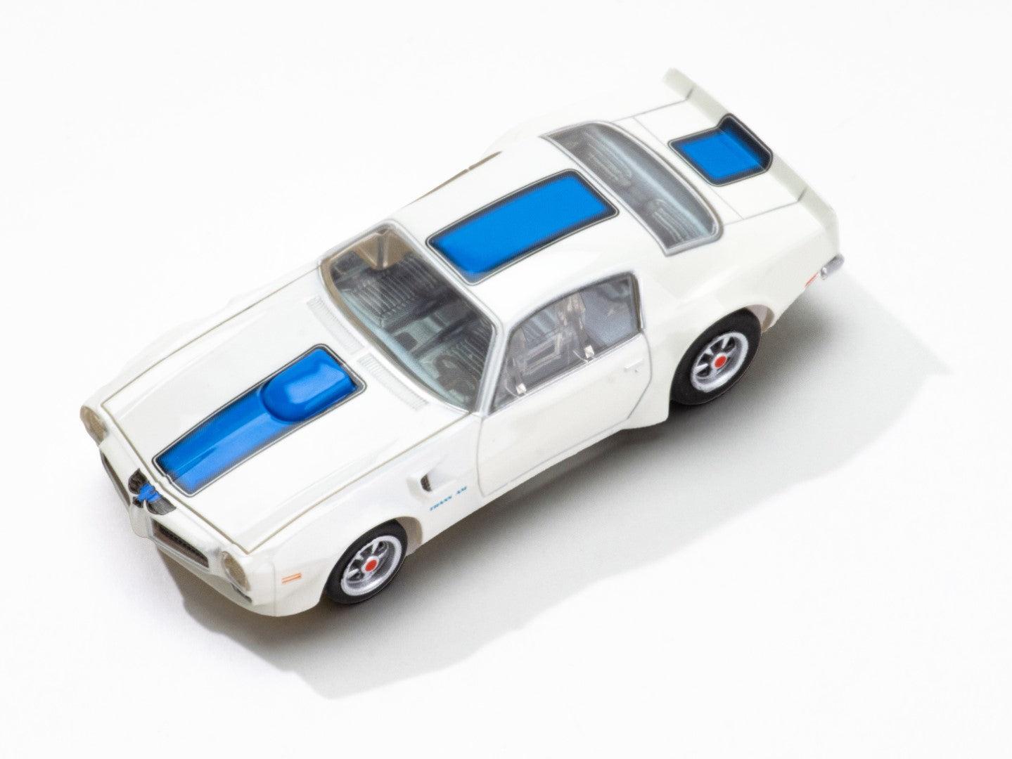 AFX 1970 Pontiac Firebird Trans Am White HO Slot Car 22096 Mega G+ AFX22096