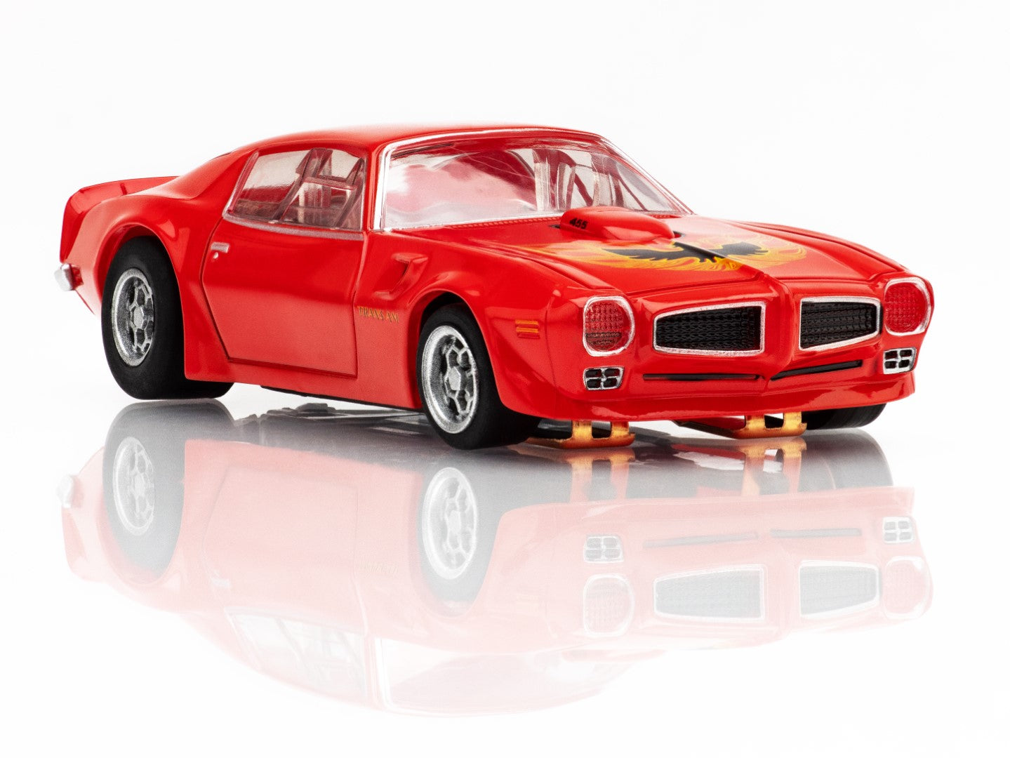 AFX 1973 Pontiac Firebird Trans Am Red HO Slot Car 22097 Mega G+