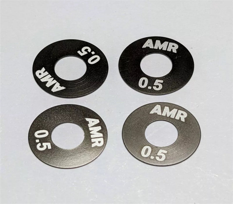 Kyosho AMR013-0.5 AMR 5mm Hole Hex Wheel Spacer 0.5mm (4pcs)