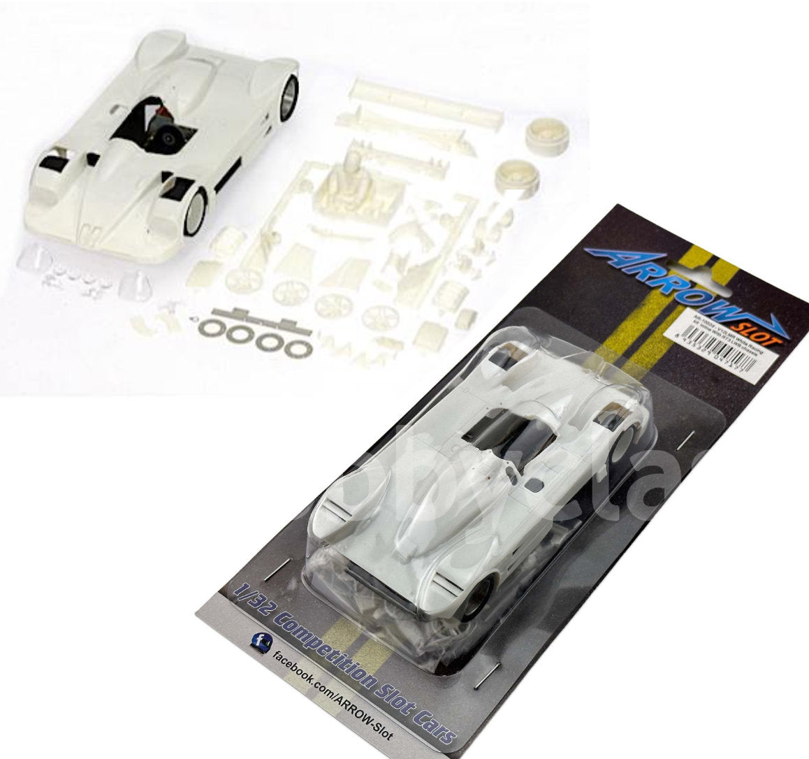 Arrow Slot BMW V12 LMR White Kit 1/32 Slot Car AR-1002D ArrowSlot