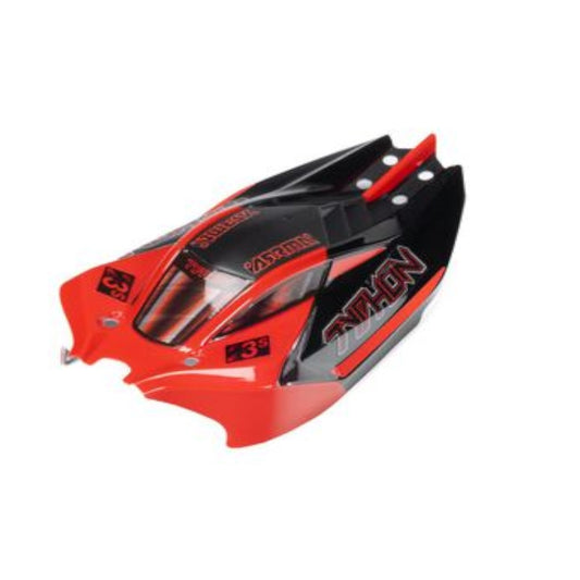 ARRMA - ARA-1561 TYPHON GROM Body, Red/Black