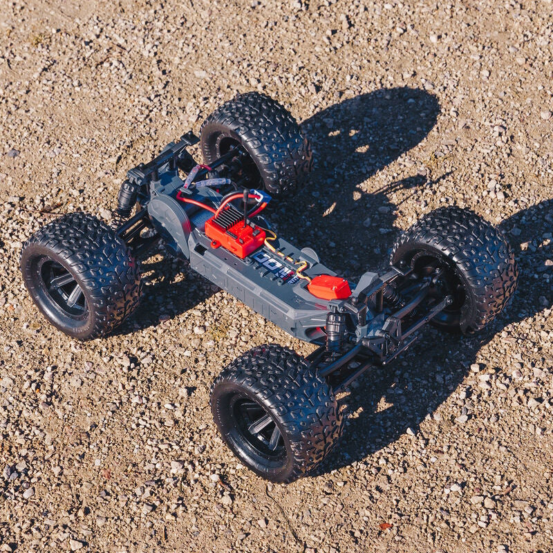 Arrma 1/10 GRANITE VOLTAGE 2WD Brushed Mega Monster Truck RTR, Red/Blue