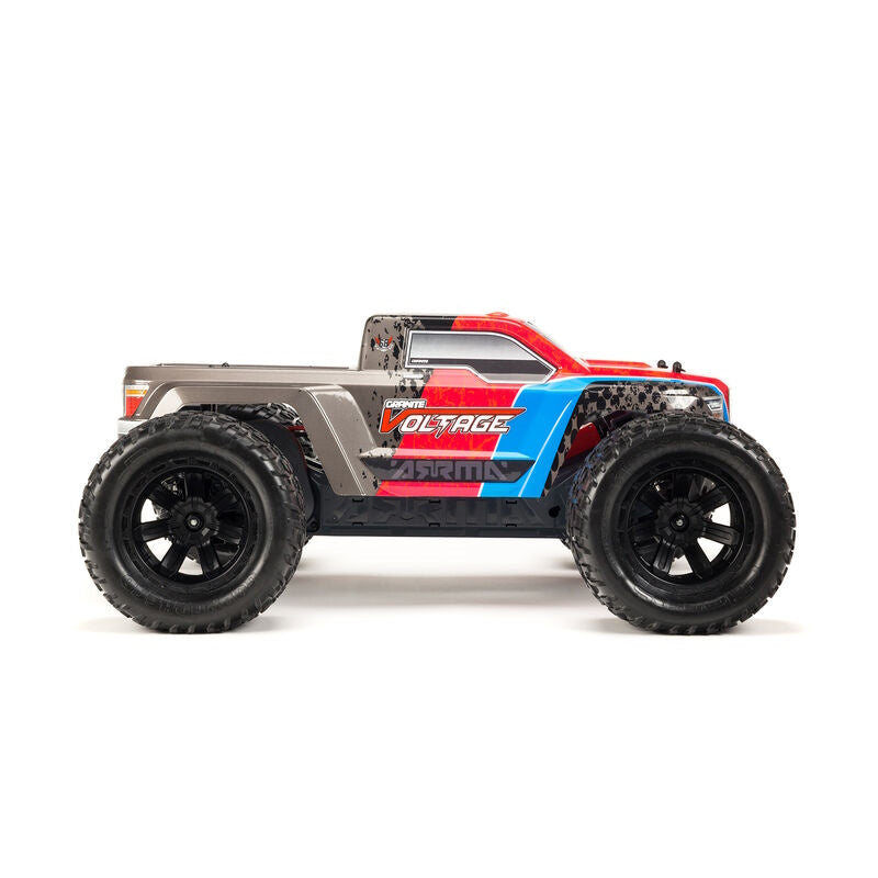 Arrma ARA102727T3 1/10 GRANITE VOLTAGE 2WD Brushed Mega Monster Truck RTR Red