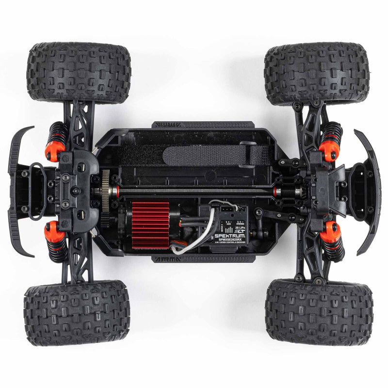 Arrma ARA2102T1 Granite Grom MEGA 4WD 380 Brushed 1/18 Monster Truck RTR Blue - PowerHobby