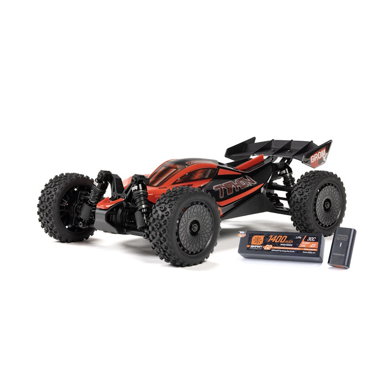 Arrma 2306ST1 TYPHON GROM 223S BLX Brushless 4X4 Small Scale Buggy RTR Red