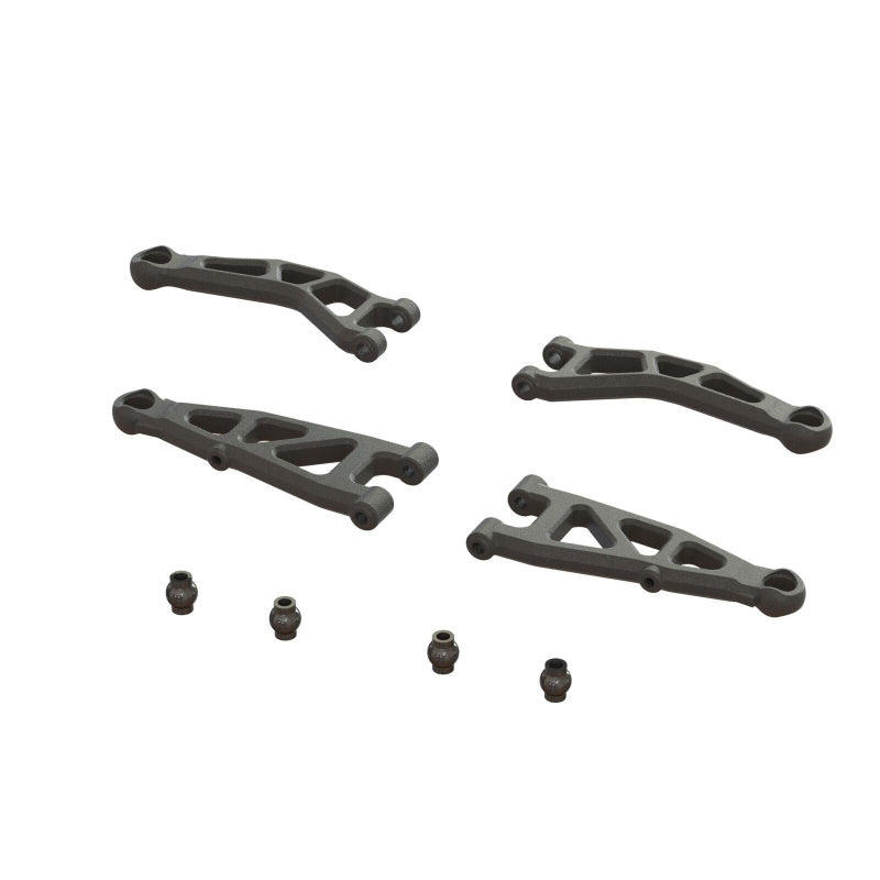 ARRMA ARA330809 Front Suspension Arm Set A : ARRMA 1/18 GRANITE GROM - PowerHobby