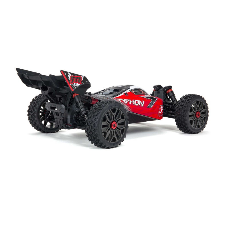 ARRMA ARA4306V3 TYPHON 4X4 V3 1/8 3S BLX Brushless Buggy RTR - Red