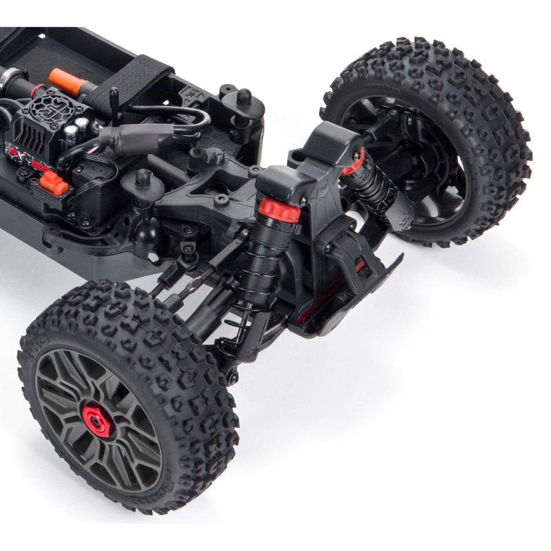 ARRMA ARA4306V3 TYPHON 4X4 V3 1/8 3S BLX Brushless Buggy RTR - Red