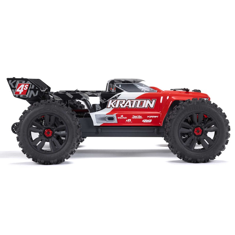 Arrma ARA4408V2T3 Kraton 4S V2 BLX RTR 1/10 4WD Brushless Monster Truck - Red