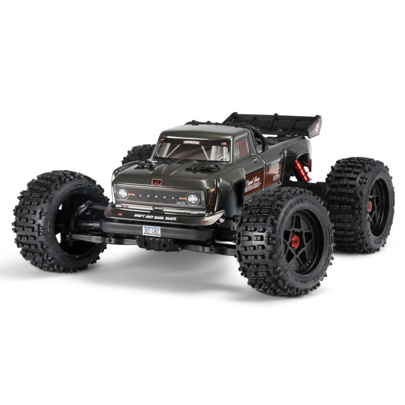 ARRMA ARA4410V2T3 1/10 OUTCAST 4X4 4S V2 BLX Stunt Brushless Truck RTR, Gunmetal