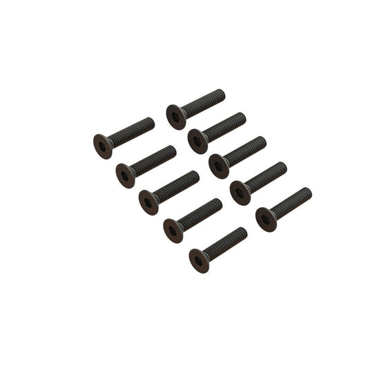 Arrma 702009 - 2x10mm Flat Head Screw (10)