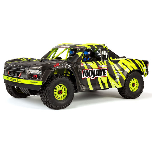 Arrma 1/7 MOJAVE 6S V2 4X4 BLX Desert Truck with Spektrum Firma RTR, Green/Black